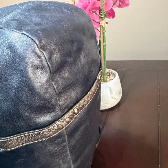 Coach Limited Edition XL North South Tote Metallic Blue - Picture 6 of 16